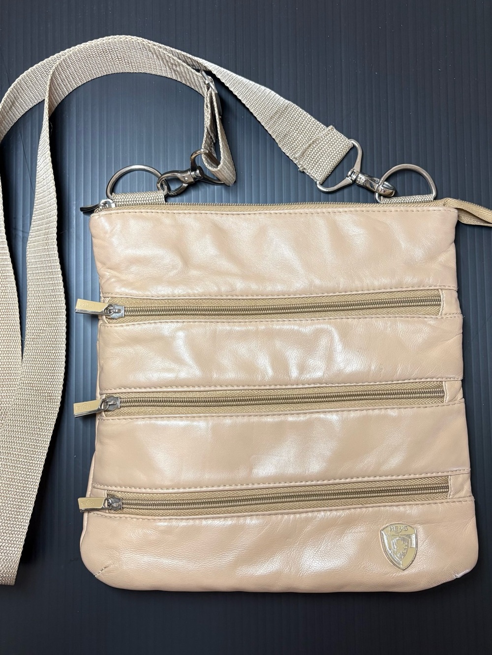 Heys Tan Crossbody Organizer Bag
